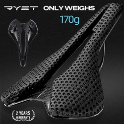 RYET Carbon 3D-printed Bike Saddle Ultralight Bicycle Saddle  For Men Women Triathlon Road MTB Mountain Gravel Cycling Saddle