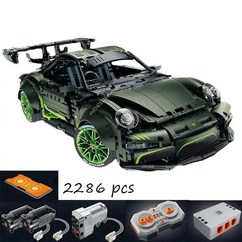 2286Pcs MOC Technical Expert City Famous Sport Car Model Building Blocks for Adults RSR Racer Car Educational Toy Vehicles Model