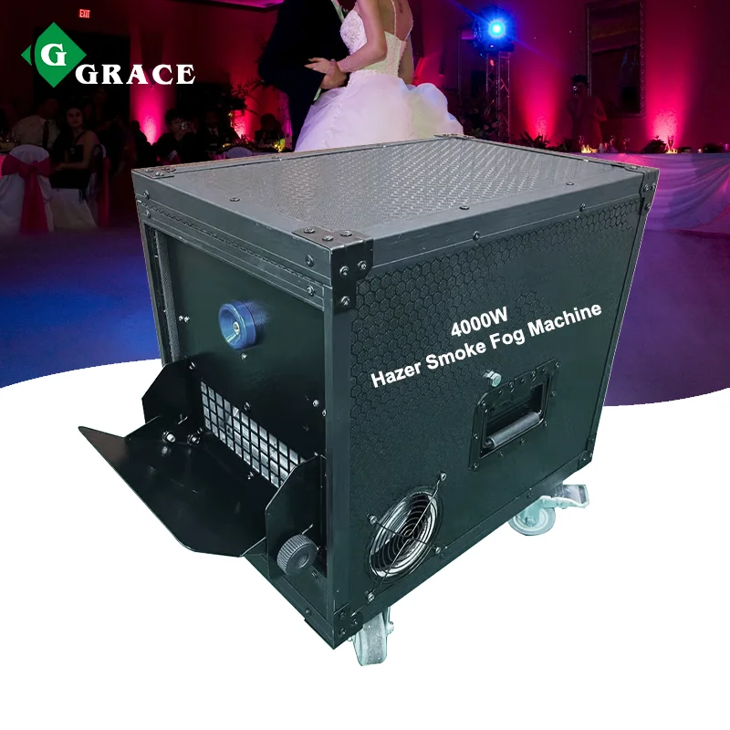 

4000W Hazer Smoke Fog Machine Stage Light for Wedding Party