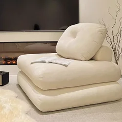 Single Sofa Bed Recliner Lounger Convertible Tatami Sofas Sets Tiny House Relaxing Giant Pouf Luxury Comfort Bedroom Furniture
