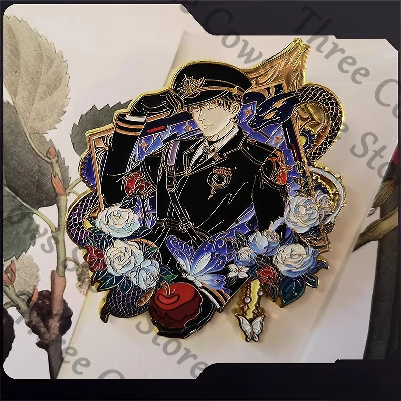 

Оригинальный аниме-значок/брошь/подвеска/украшение с изображением Калеба из Love and Deepspace, металлический, в стиле мультфильма, подарок