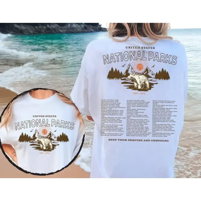 National Parks Park Ranger T Shirt Mountain Environmental Camping Forestcore