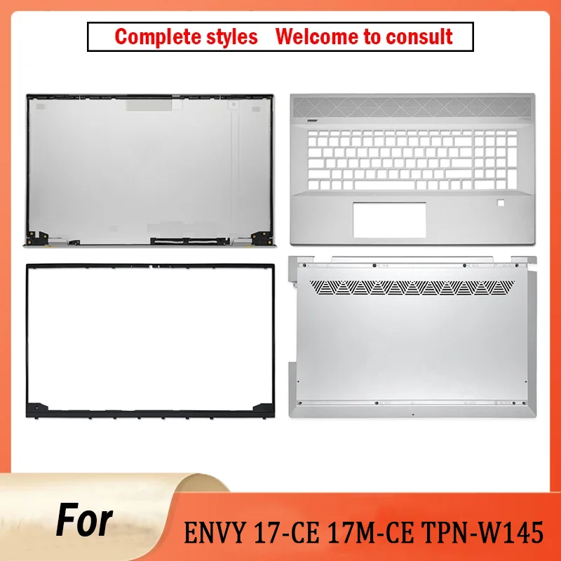 

New Case For ENVY 17-CE 17M-CE TPN-W145 Laptop Shell LCD Top cover/Back Cover/Front Bezel/Bottom Case Silver