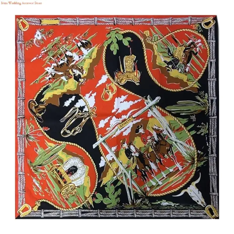 G92D Doo Rag Headscarf Unisex Neckwear Handkerchief Stylish Head Oversized Neck Scarves for Outdoor Music Festival