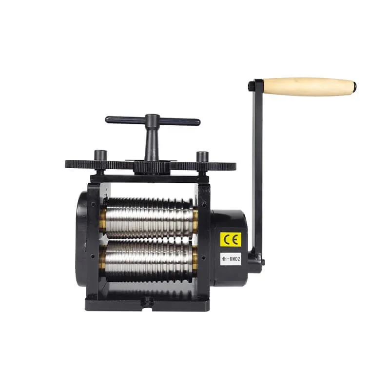 Tasanol 130mm Full Round Manual Rolling Mill Jewelry Wire Rolling Machine for Silver Gold Wire Drawing