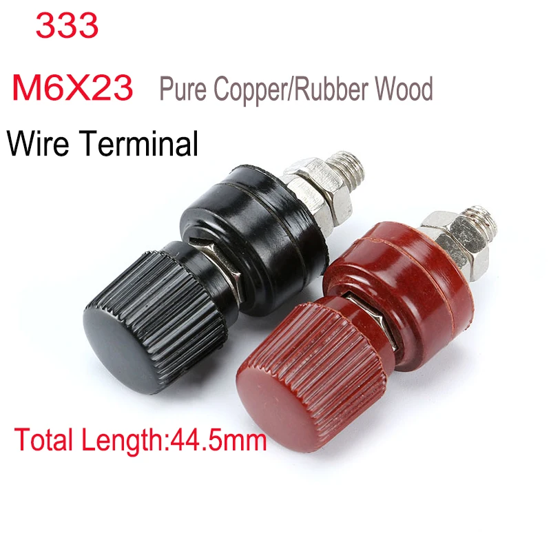 333 M6x32 metalowy zacisk zasilania 6mm gniazdo bananowe Post wątek falownik spawalniczy złącze zasilania złącze wcon Terminal Header