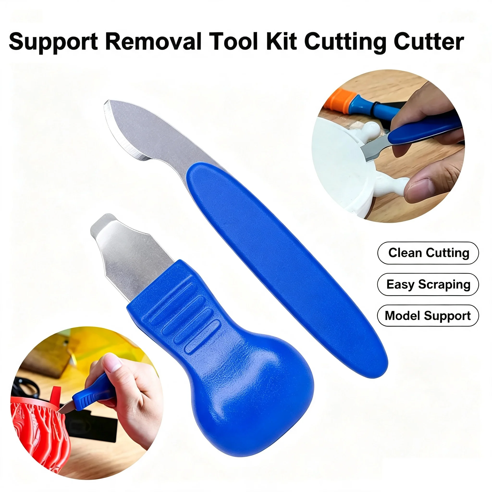 3D Printer Tool Kit Accessories Support Removal Tool Kit Cutting Cutter For PLA ABS UV Light Curing Resin Model For 3D Tool Kits