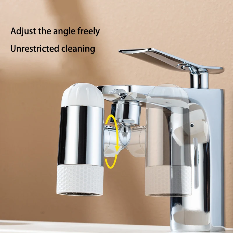Four-speed Small Fountain Universal Rotatable Adjustable Water Bubbler Bathroom Booster Wash Artifact Kitchen Faucet Extender