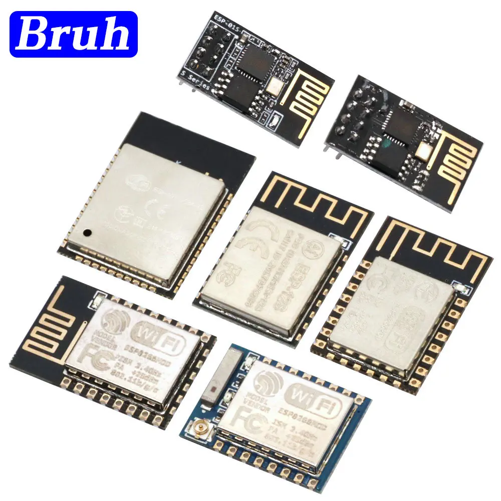 Módulo sem fio Serial WiFi, Transceptor sem fio, ESP8266, ESP-12F, ESP-01, ESP-07, ESP-12S, ESP-12E, ESP-01S,
