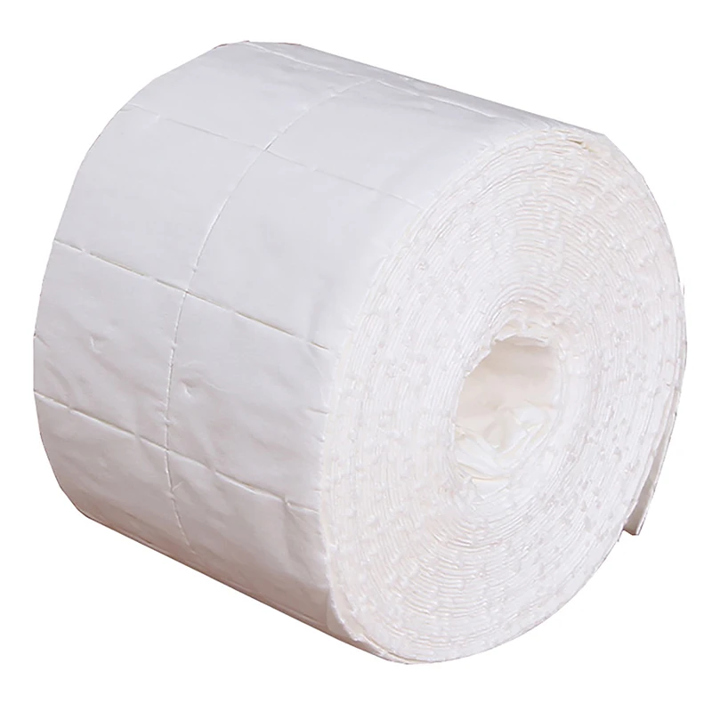300Pcs/roll Nail Cotton Wipes UV Gel Nail Tips Polish Remover Cleaner Lint Paper Pad Soak Nail Art Cleaning Manicure Tool