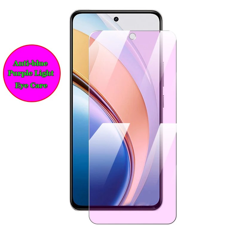 For vivo V40 V30 V29e V25 V27e V25e V21e V23e Pro Lite Anti blue Purple Light Ray Eye Care Tempered Glass Screen Protector Film