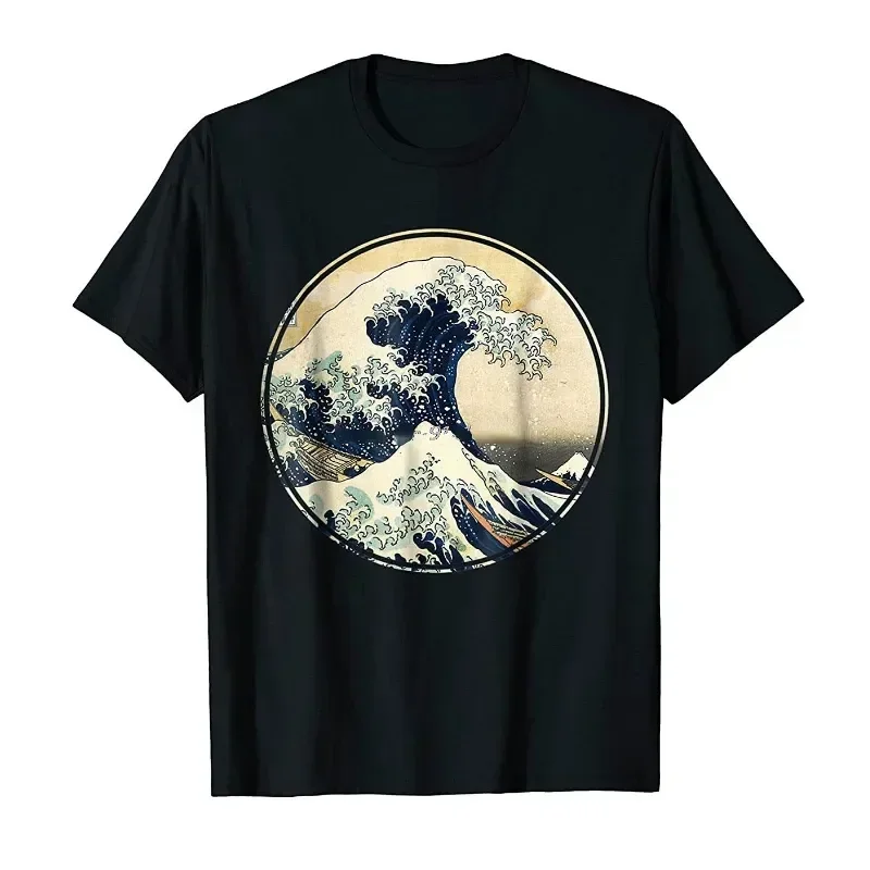 

Classic Japanese Kanagawa Great Wave T-shirt Men Women Tees T Shirt Streetwear A1