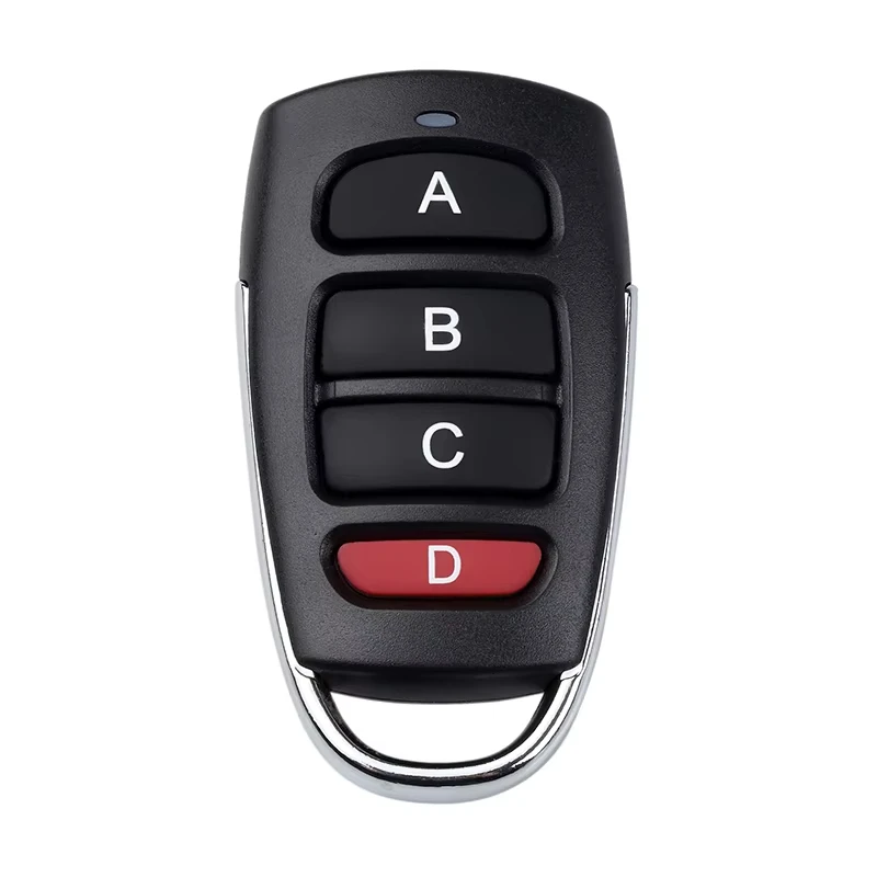 4-Channel 433.92MHz Remote Control – Metal Button Universal Copier for Car Key & Garage Door