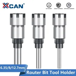 XCAN Collet Chuck Extension Rod for Wood Router Bit 1/4 1/2 8mm Shank with ER16 20 Spring Collet Chuck Milling Cutter Tool Holde