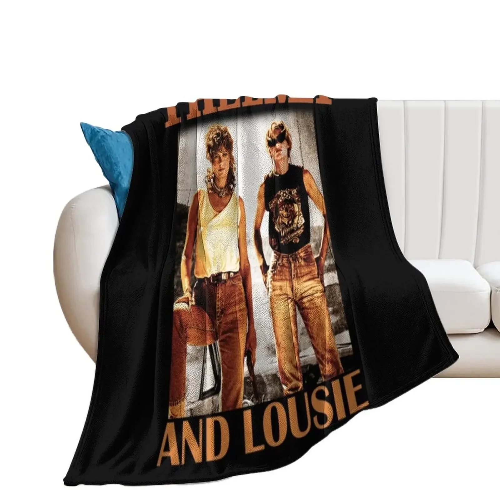 

Thelma And Louise - vintage shirt Throw Blanket Luxury St Sofa Blankets