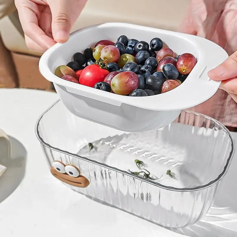 

Kitchen Strainer Colander Bowl Kitchen Drain Basket For Draining Fruits Vegetables And Fruits Washing Draining Basket For