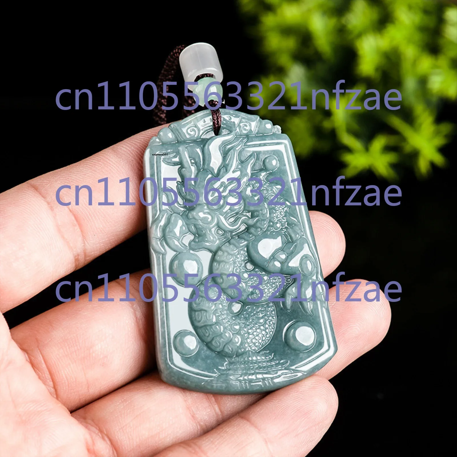 

Natural Grade A Jade Jadeite Men Women Gift Bless Dragon Beast Amulet Pendant