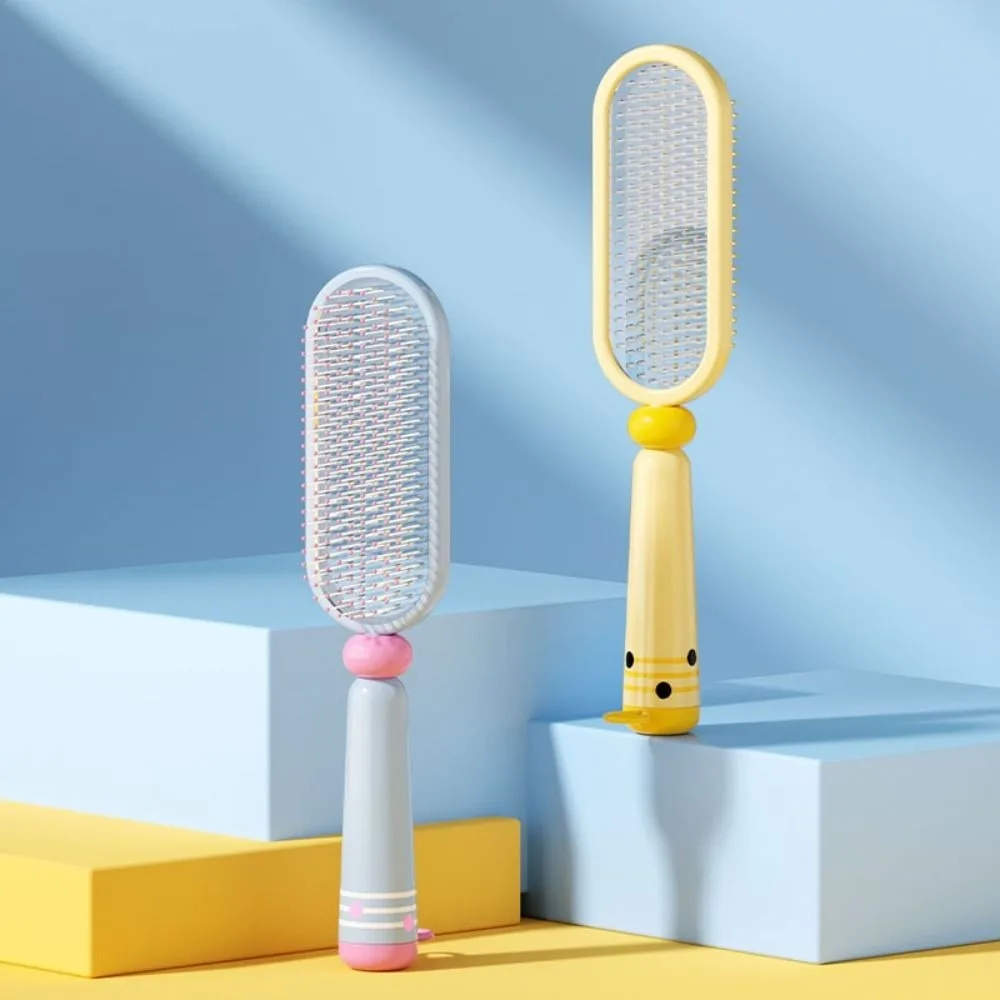 Anti-static Cushion Massage Comb Smooth Teeth Massage Scalp Hair Brush for Women Transparent Hairdressing Hairstyling Tools