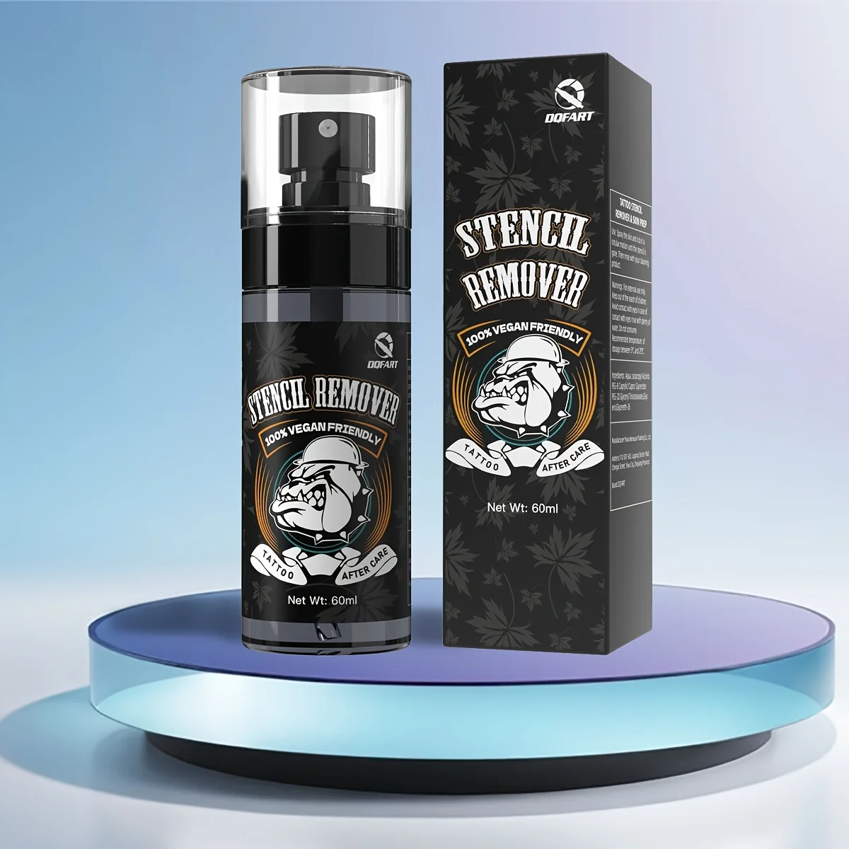 

DQFART Tattoo Transfer Template Removal Spray Can Remove Wrongly Transferred Suitable for Tattoo Artists Tattoo Studios