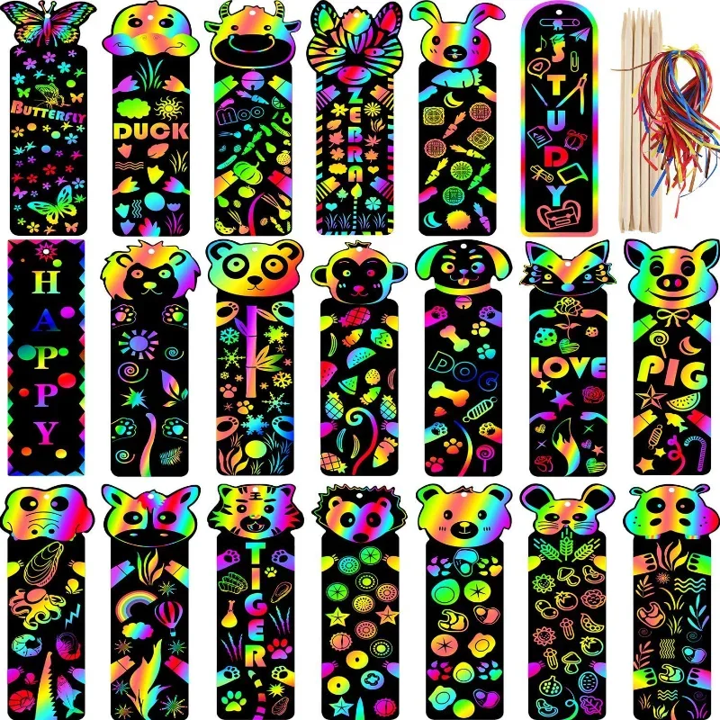 Segnalibri da Stampare e Colorare: La Soluzione Perfetta per I Bambini che Amano Creare mentre Leggono