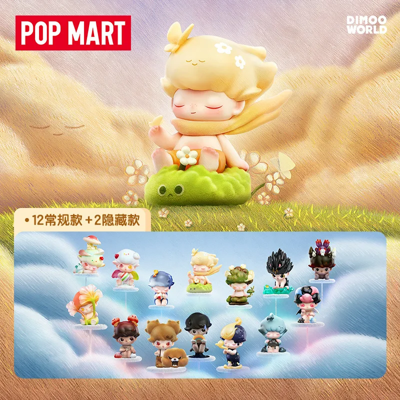 

Genuine POPMART DIMOO's Surprise Blind Box Series by Your Side Meditation Handmade Trendy Play Birthday Gift Doll Together