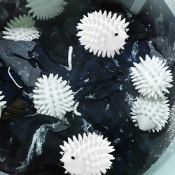 1/3pcs Laundry Dryer Balls, Cute Hedgehog Shaped, Reusable Laundry Softener, Wrinkle Release Anti Entanglement Washing Machine