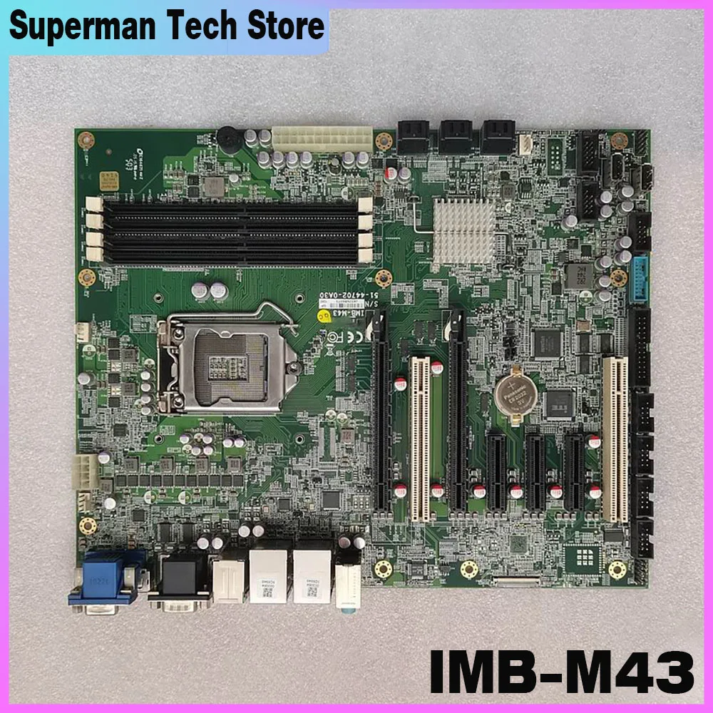 For ADLINK 51-44702-0A30 1151 needle industrial computer motherboard IMB-M43