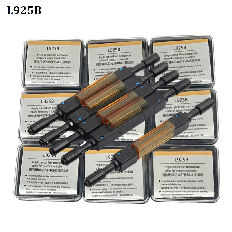 

10 шт. UNIKIT L925B оптоволоконный быстрый разъем оптическое волокно механическое соединение для падения кабеля