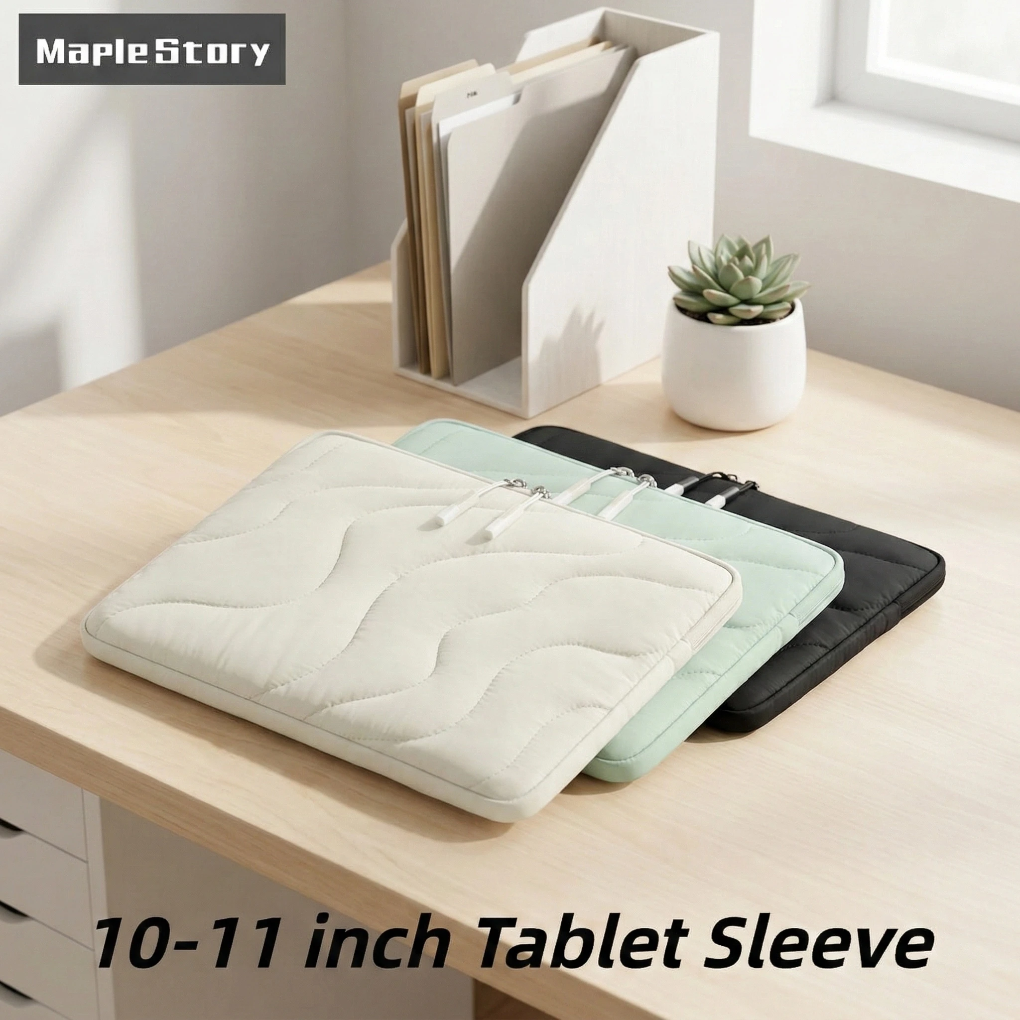 

Puffy Tablet Sleeve Tablet Case 11inch For iPad Air4 5 Pro 11 10.9 iPad Case For XiaoMi 5 Samsung Huawei Shockproof Pouch Bag