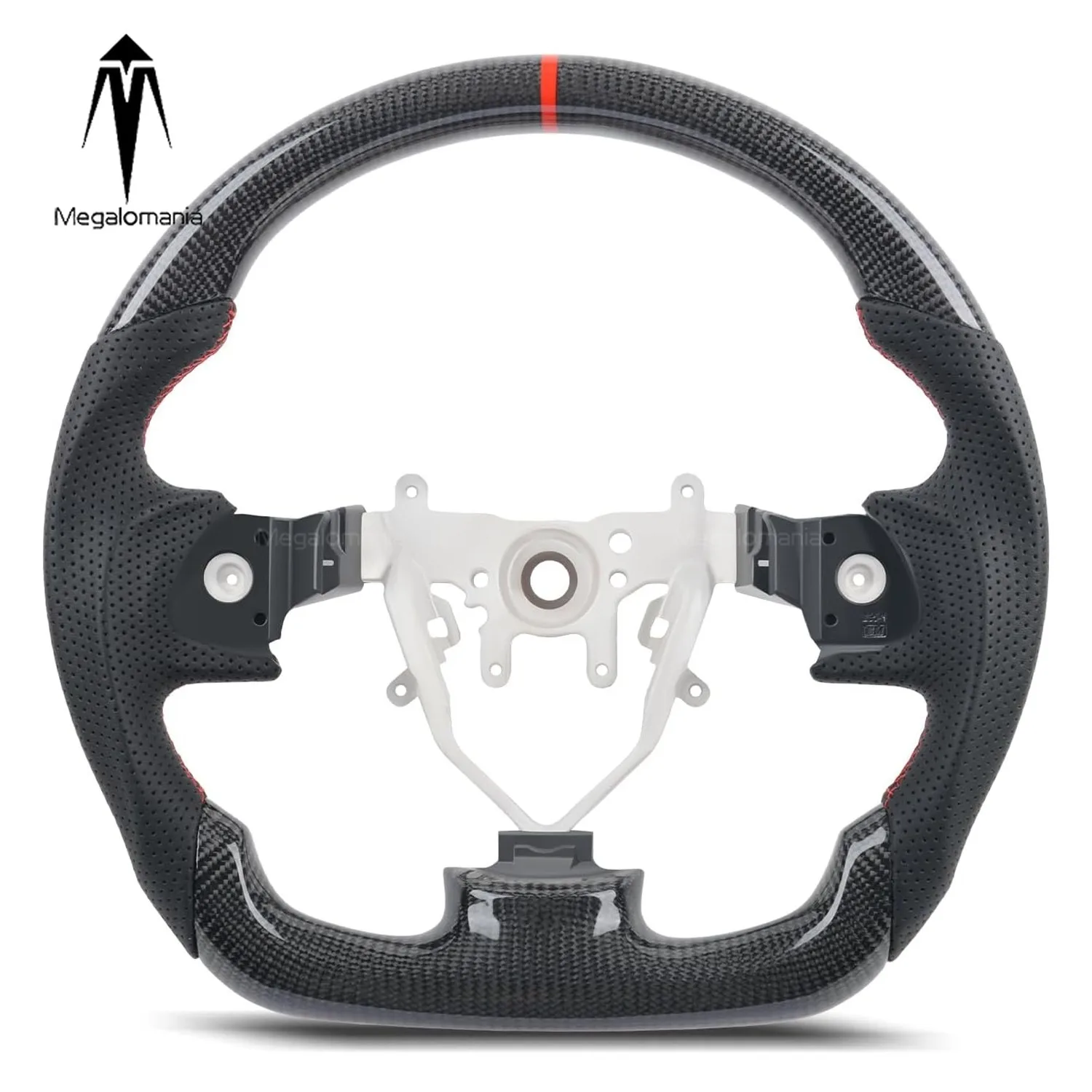 Real Carbon Fiber D-shaped Steering Wheel For Subaru LEVORG WRX STI 2015-2022 Personalized Racing Car Accessories Customized