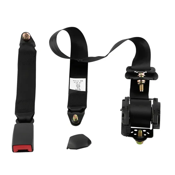 安全带 2pcs Seat Belt 3 Point Universal Retractable Safety Belt Black(禁止在亚马逊平台销售)-14