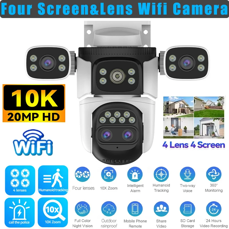 10K 20MP Wifi Ip Ca…