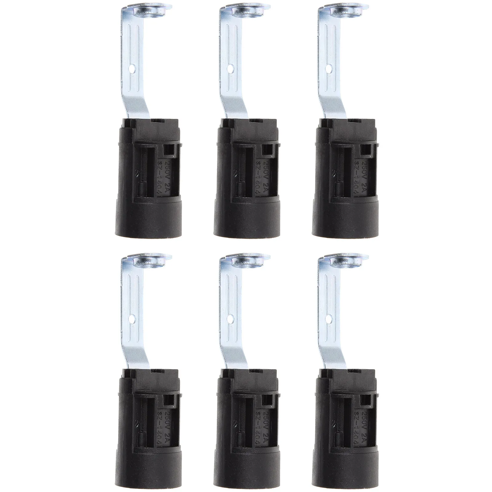 6 piezas de portalámparas E14, soporte de repuesto para bombillas, para iluminación decorativa, lámparas, diseño de interiores DIY
