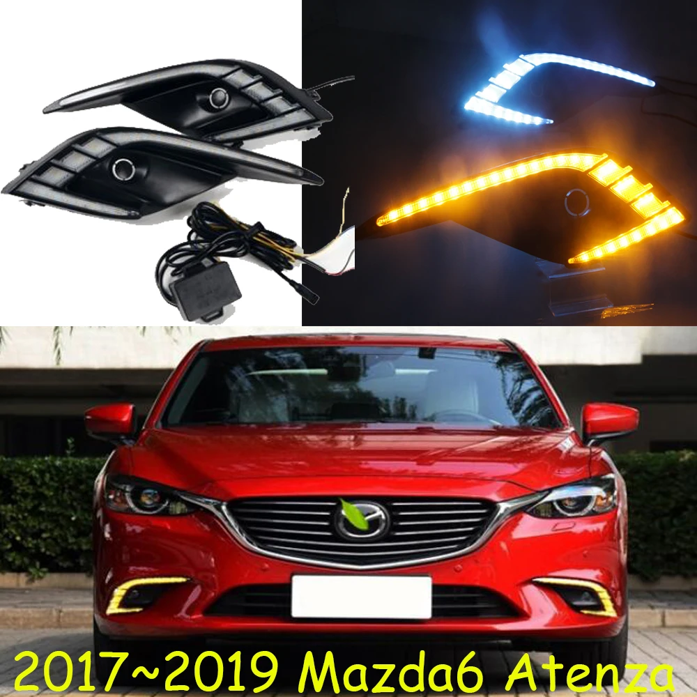 

2017 2018 2019y for Mazda 6 mazda6 atenza daytime light car accessories LED DRL headlight for atenza mazda6 fog light