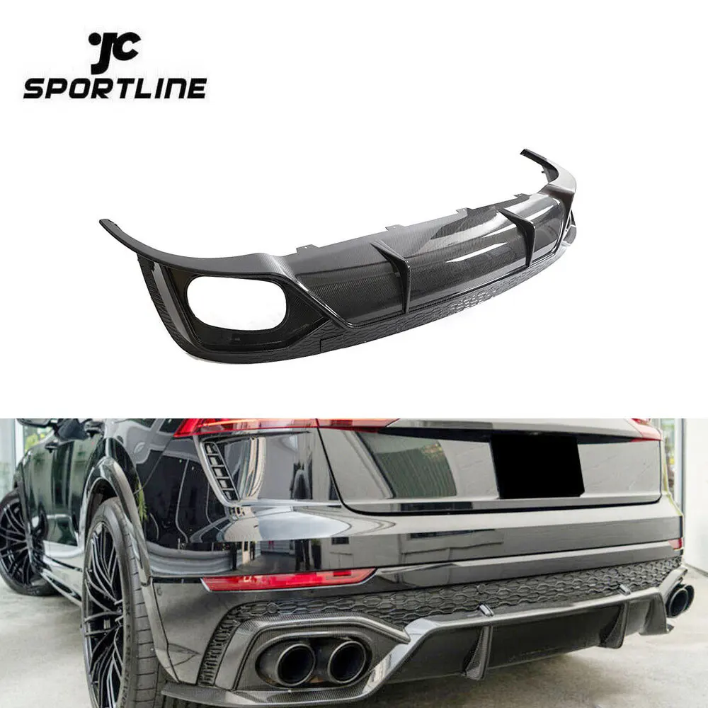 

Q8 Carbon Fiber Auto Car Bumper Rear Diffuser for Audi RSQ8 2021-2023