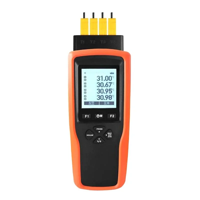 YET-640X Four-way Thermocouple Thermometer 640L Recording Thermometer Curve Thermometer