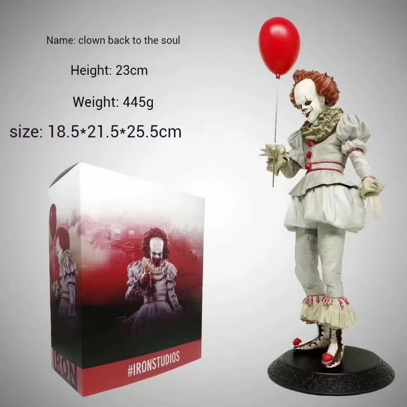 Neca Pennywise Joker Action Figure Toy Doll Horror Halloween Christmas Gift 18cm Bookshelf Decoration Collectible Gift