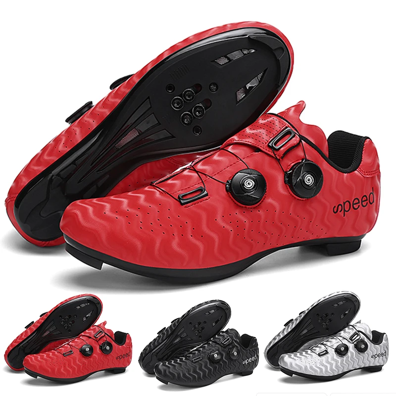 New Men Cycling Shoes Lightweight Breathable Road Cycling Shoes Outdoor Mountain Aff-Road MTB Shoes Men Cycling Sports Shoes