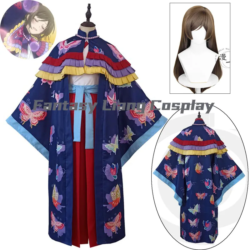 

Anime Momozono Nanami Cosplay Costumes Wig Kimono Uniform Suit Sets For Women Halloween Carnival Party Dress Up