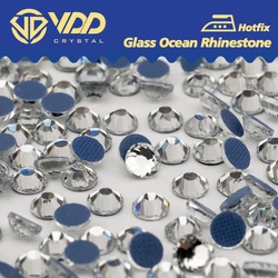VDD 001 Crystal SS6-SS30 Hot-Fix Glass Crystal Rhinestones Flatback Iron On Stones For DIY Fabric Clothes Garment Decoration