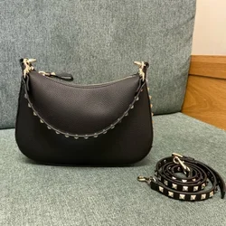 Damska torebka z prawdziwej skóry Sac Longchamp Mini: Chic Crossbody z regulowanym paskiem Kompaktowe torby damskie Crossbodybag