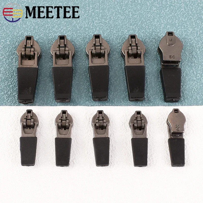 10/20/30/50 шт. Meetee 3 #5 # водонепроницаемый нейлоновый слайдер на молнии с защитой от загрузки молнии головное покрытие палатка задние молнии тянущаяся сумка аксессуары