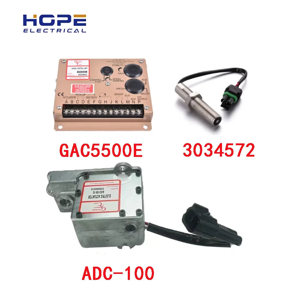 kit xeon ADC100 12V/24V Actuator GAC5500E Control 3034572 Sensors Governors America Corp GAC