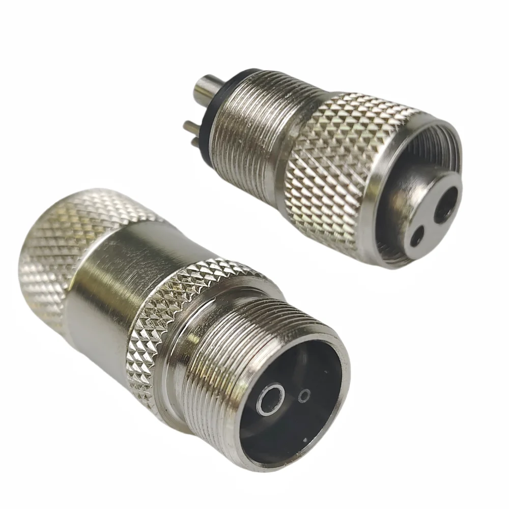

Dental Handpiece Coupler Adapter, 2/4 Holes Conversion Connector for B2 & M4 Turbine Motor - Dentist Repair Tool