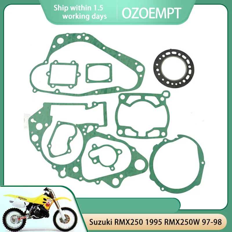 

Ремонтная прокладка для цилиндра двигателя OZOEMPT, подходит для Suzuki RMX250 1995 RMX250W 97-98