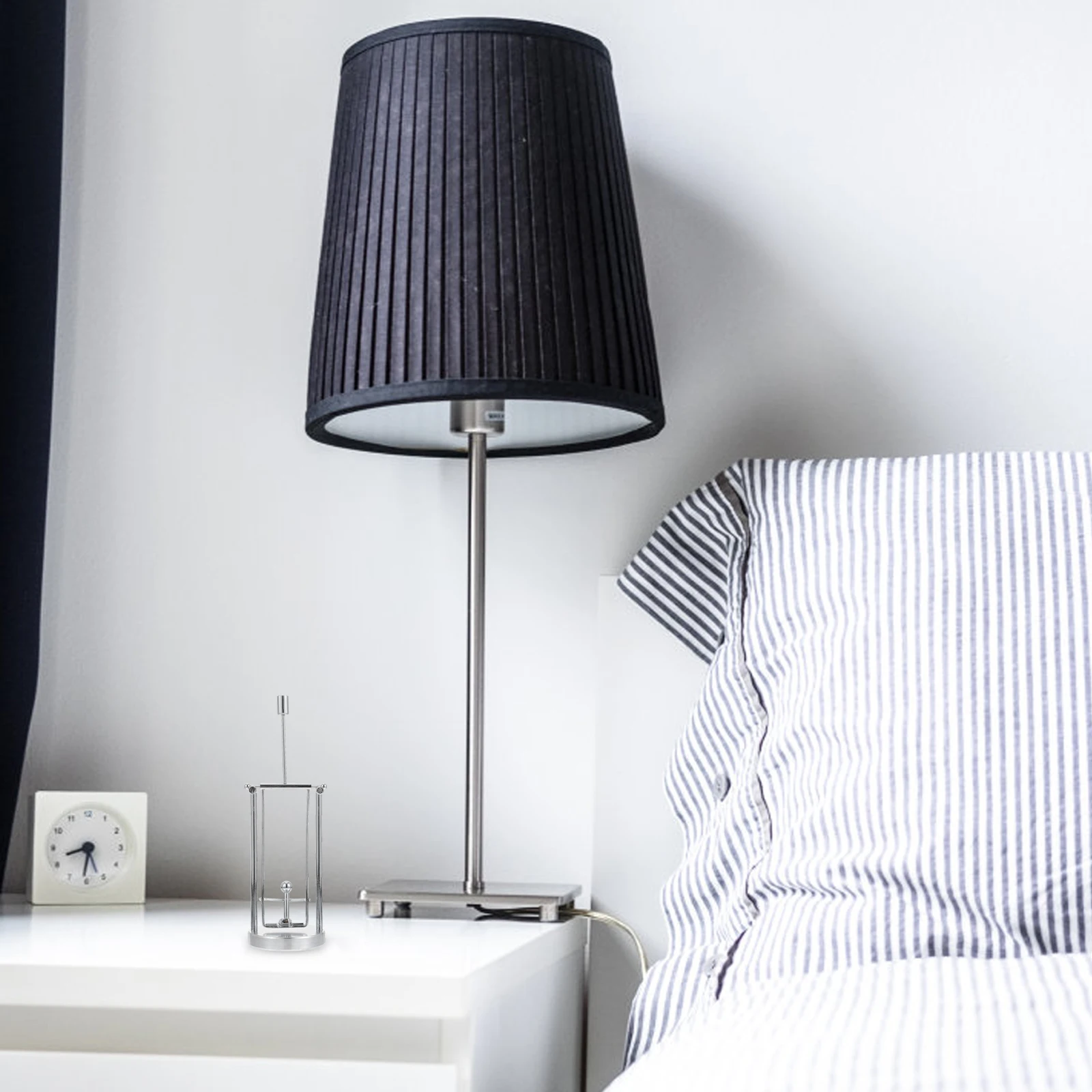 

Swinging Iron Ornament Tumbler Balance Ball for Living Room Desk Decor Creative Metal Art Indoor Decoration Balance Ball