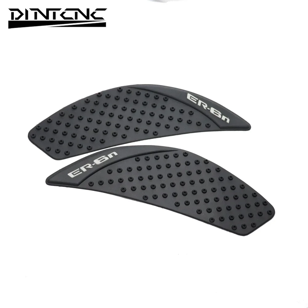 For Kawasaki ER6N ER-6N 2006-2015 Motorcycle Protector Anti Slip Tank Pad Sticker Gas Knee Grip Traction Side Decorative Paper