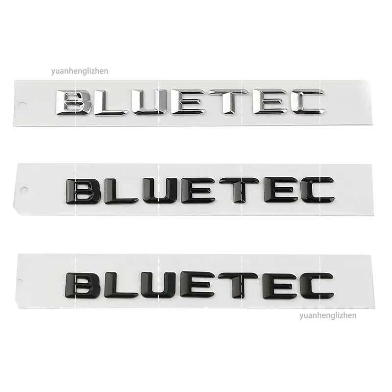 BLUETEC label car sticker for diesel oil version E-class S-class MLclass ML350 ML500 GL BLUETEC badge refit vehicle logo