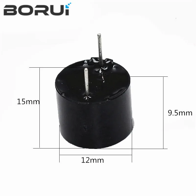 10PCS/LOTE 3V 3.3V 5V 12V Active Buzzer Magnetic Long Continous Beep Tone 12*9.5MM New Original Good Quality