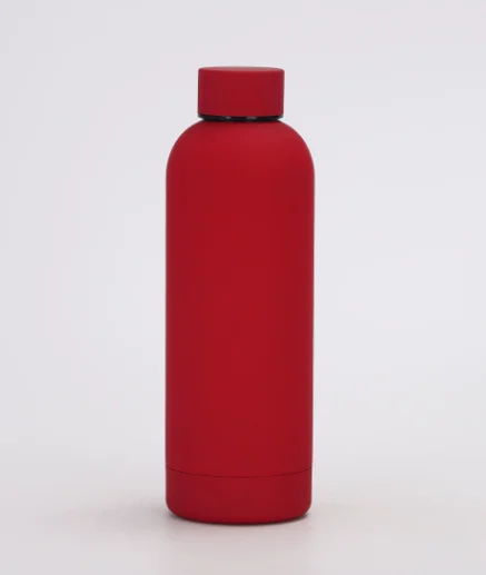 Thermosfles met eigen logo, grote vacuümfles van roestvrij staal, draagbare thermosfles, outdoor sportwaterfles, reismok 500ml